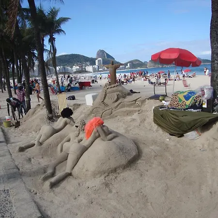 Vista Mar Luxo Copacabana Río de Janeiro Exterior foto